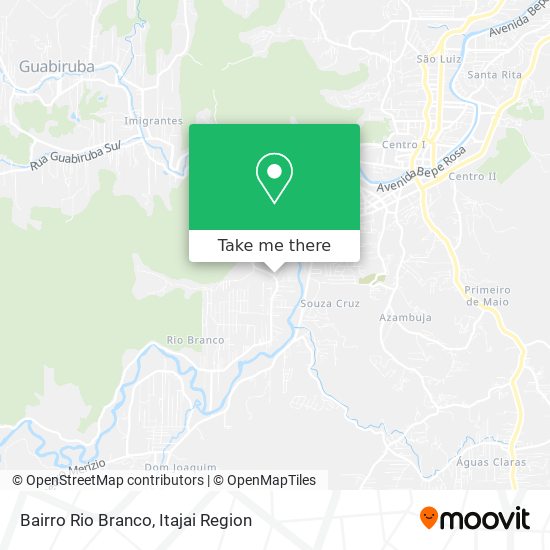 Mapa Bairro Rio Branco