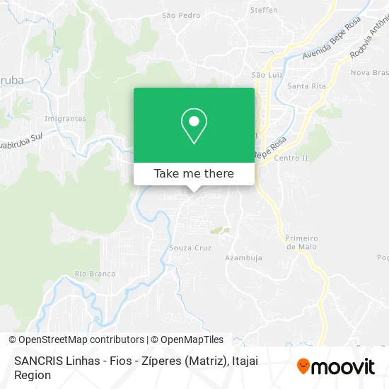 SANCRIS Linhas - Fios - Zíperes (Matriz) map