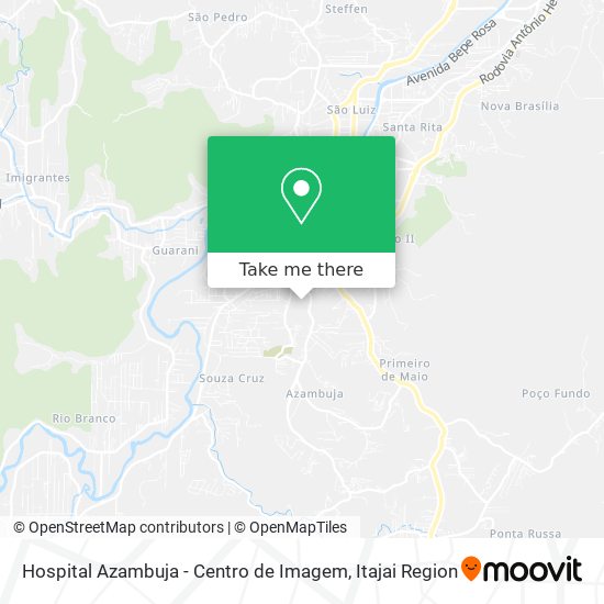 Mapa Hospital Azambuja - Centro de Imagem