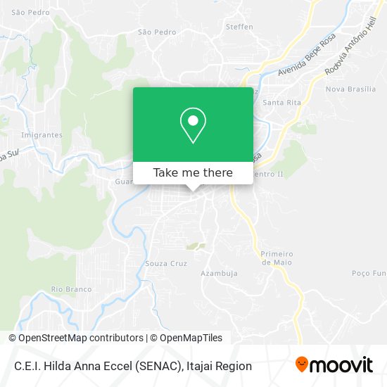 Mapa C.E.I. Hilda Anna Eccel (SENAC)