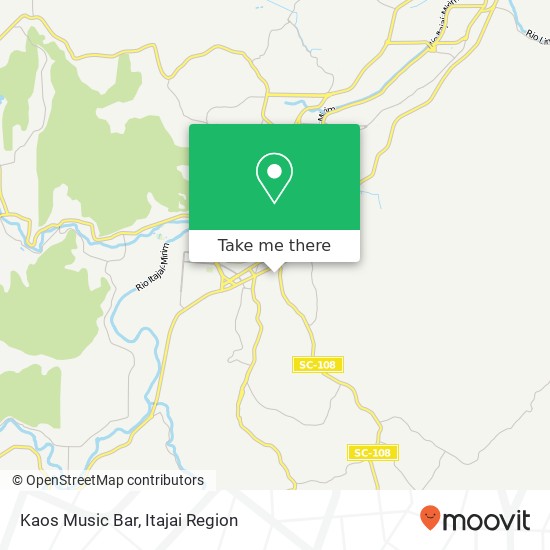 Kaos Music Bar map