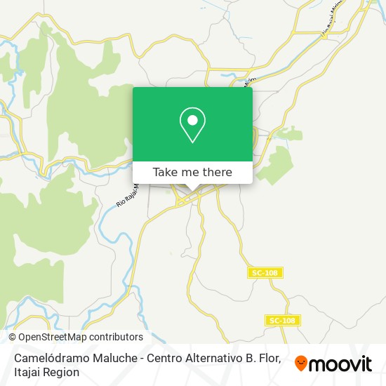 Mapa Camelódramo Maluche - Centro Alternativo B. Flor