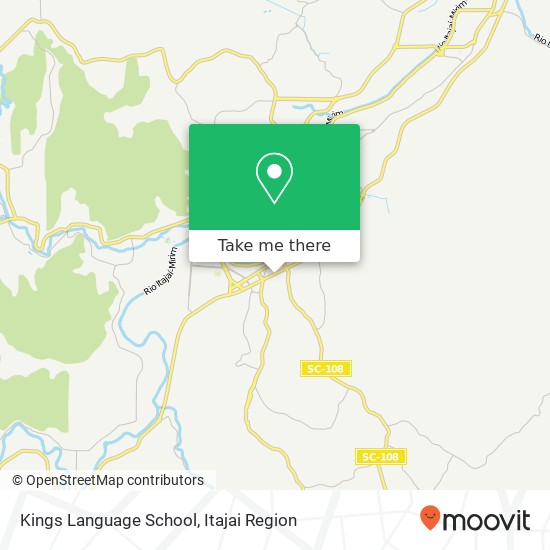 Mapa Kings Language School