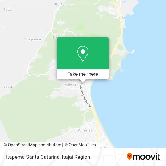 Itapema Santa Catarina map