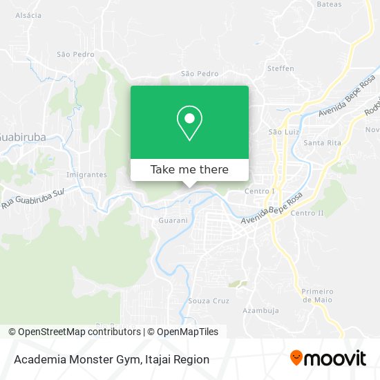 Mapa Academia Monster Gym