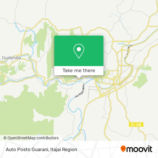 Auto Posto Guarani map