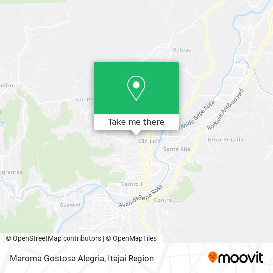 Maroma Gostosa Alegria map