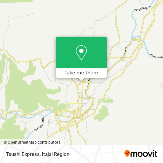 Tsushi Express map