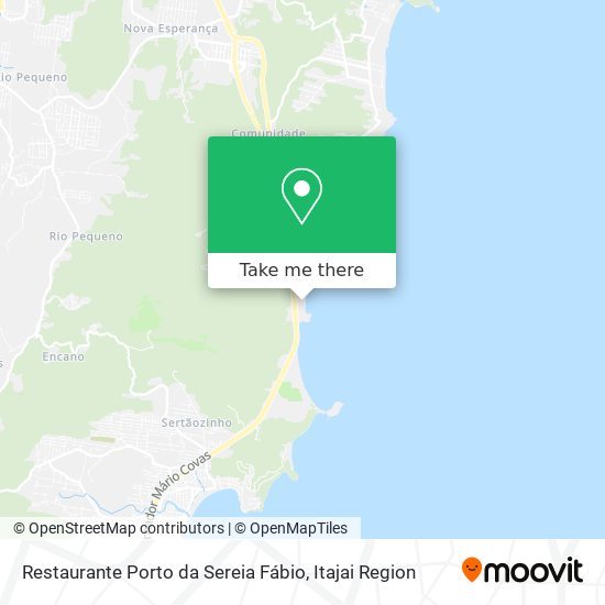 Restaurante Porto da Sereia Fábio map