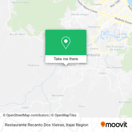 Restaurante Recanto Dos Vieiras map