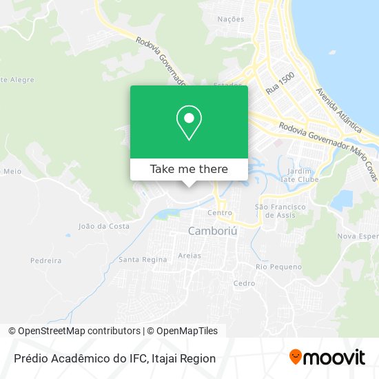 Prédio Acadêmico do IFC map