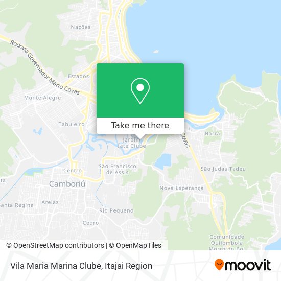 Vila Maria Marina Clube map