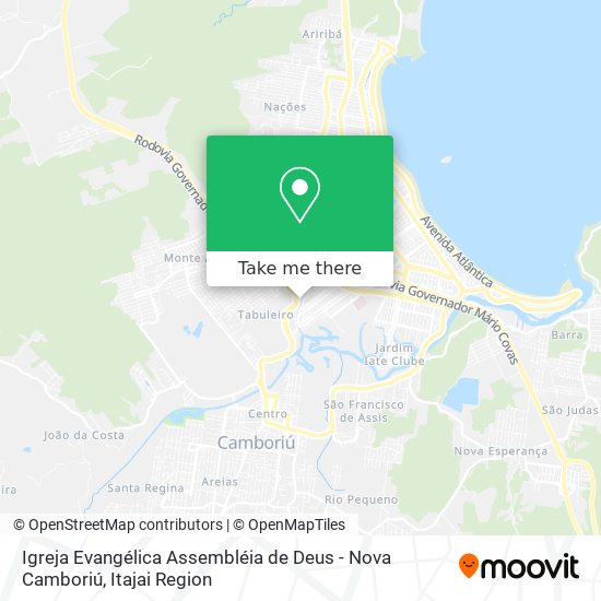 Igreja Evangélica Assembléia de Deus - Nova Camboriú map