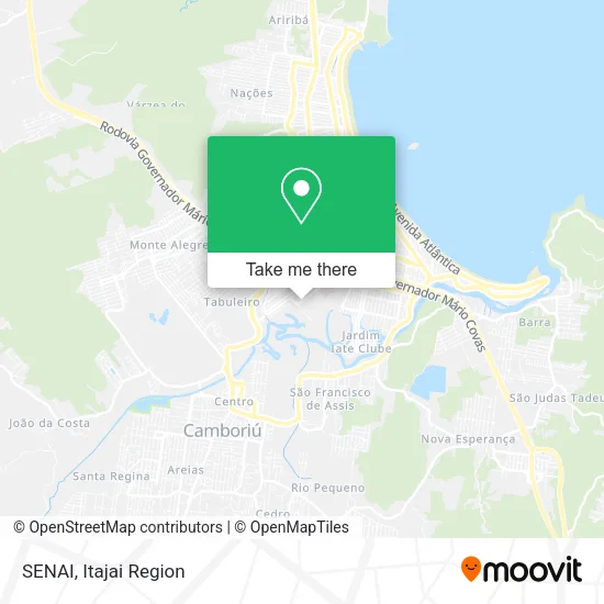 SENAI map