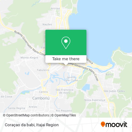 Coraçao da babi map