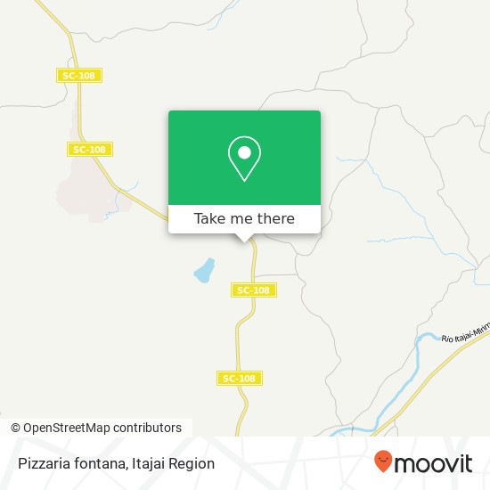 Pizzaria fontana map