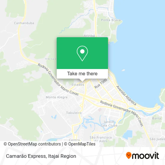 Camarão Express map