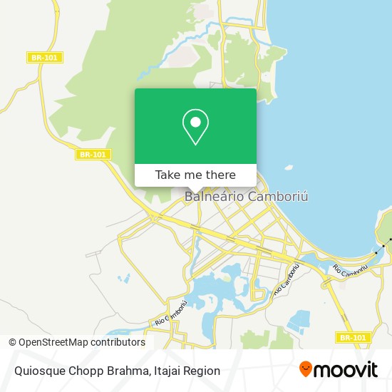 Mapa Quiosque Chopp Brahma