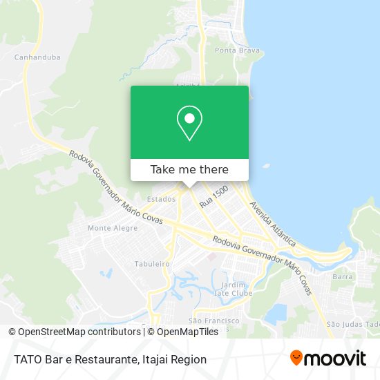 Mapa TATO Bar e Restaurante