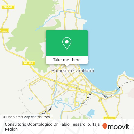 Consultório Odontológico Dr. Fábio Tessarollo map