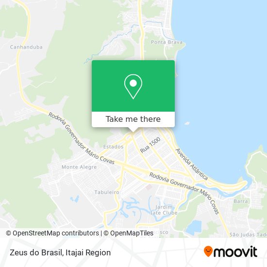 Mapa Zeus do Brasil