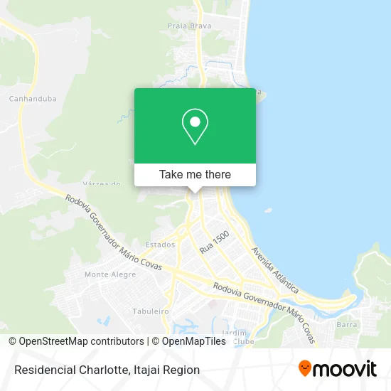 Residencial Charlotte map