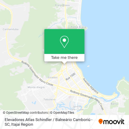 Elevadores Atlas Schindler / Balneário Camboriú - SC map