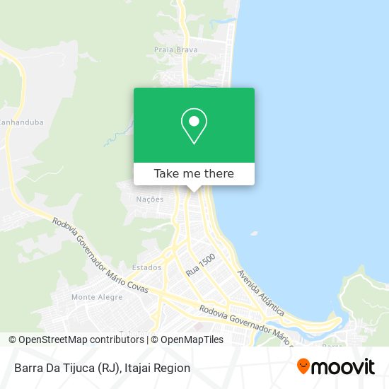 Mapa Barra Da Tijuca (RJ)