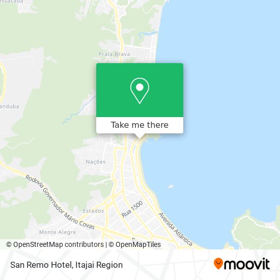 San Remo Hotel map