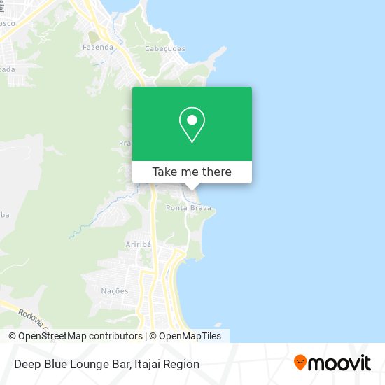 Deep Blue Lounge Bar map