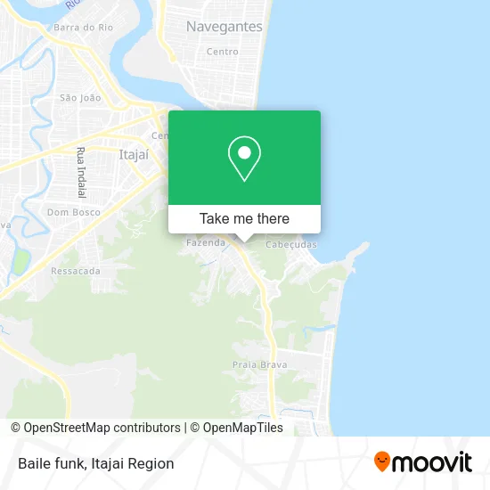 Baile funk map