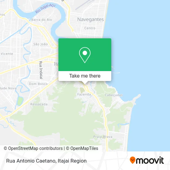 Rua Antonio Caetano map