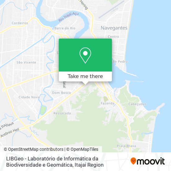 LIBGeo - Laboratório de Informática da Biodiversidade e Geomática map