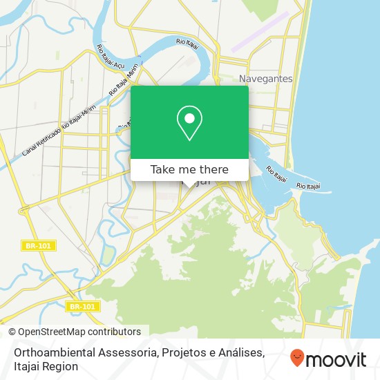 Orthoambiental Assessoria, Projetos e Análises map