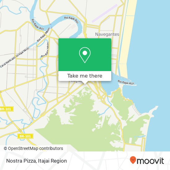 Nostra Pizza map