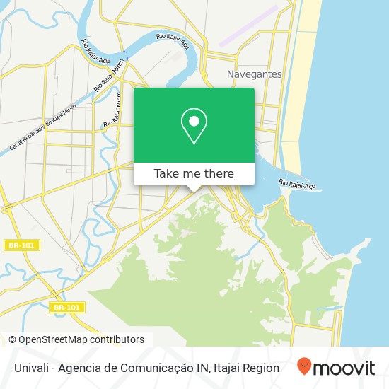 Univali - Agencia de Comunicação IN map