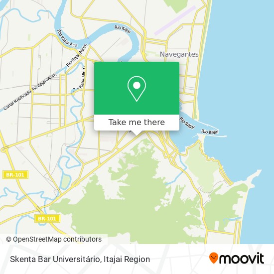 Mapa Skenta Bar Universitário