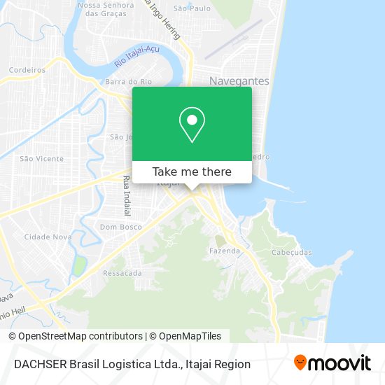 DACHSER Brasil Logistica Ltda. map