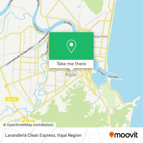 Lavanderia Clean Express map