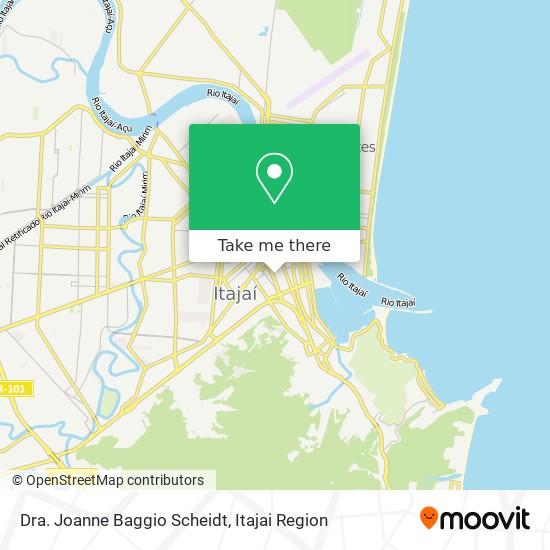 Dra. Joanne Baggio Scheidt map