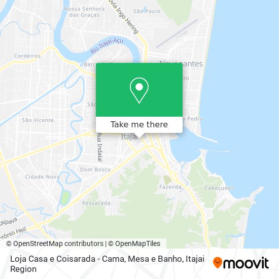 Loja Casa e Coisarada - Cama, Mesa e Banho map