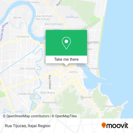 Rua Tijucas map