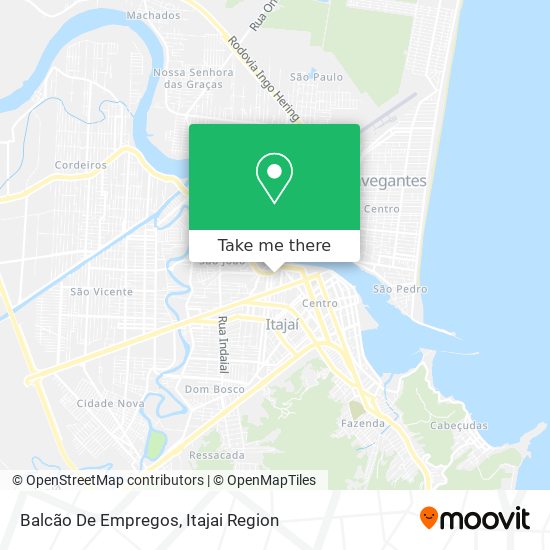 Balcão De Empregos map