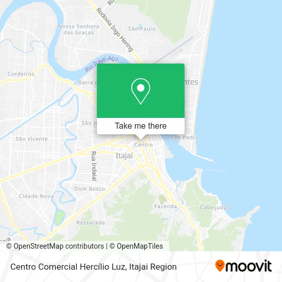 Centro Comercial Hercílio Luz map