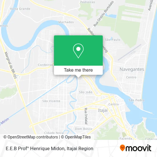 E.E.B Prof° Henrique Midon map