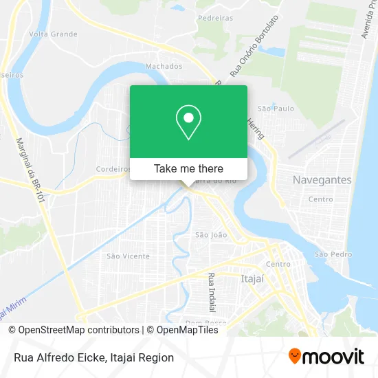 Rua Alfredo Eicke map