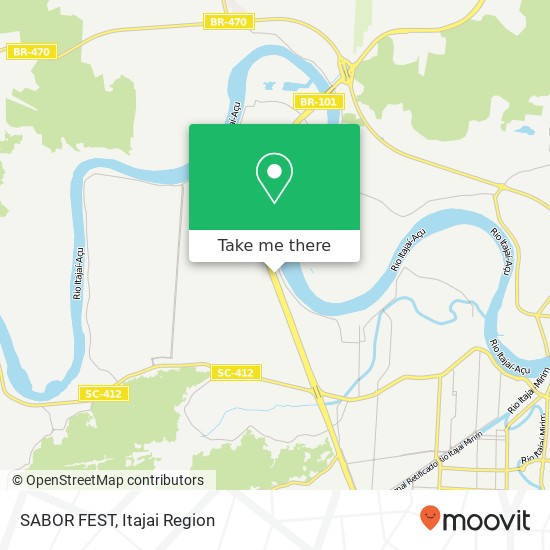 SABOR FEST map