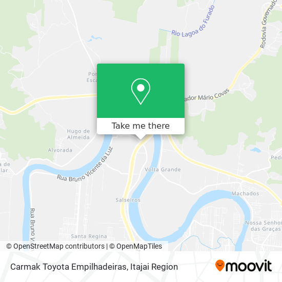 Mapa Carmak Toyota Empilhadeiras