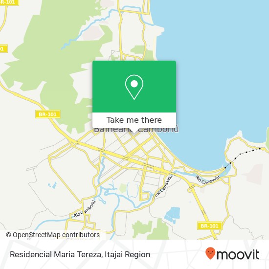 Mapa Residencial Maria Tereza