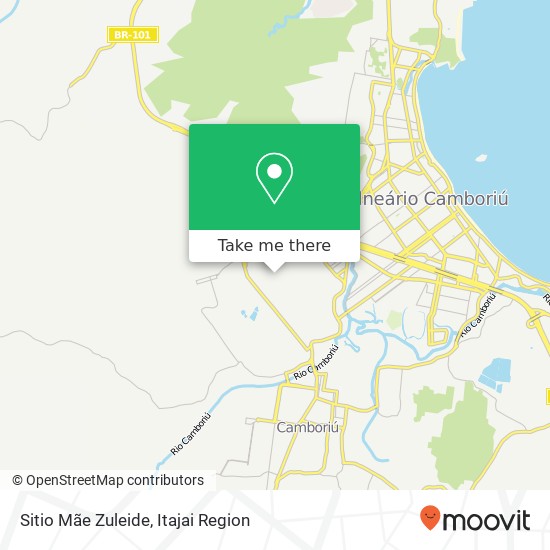 Mapa Sitio Mãe Zuleide